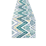 zigzag chevron paint design pattern Table Runner