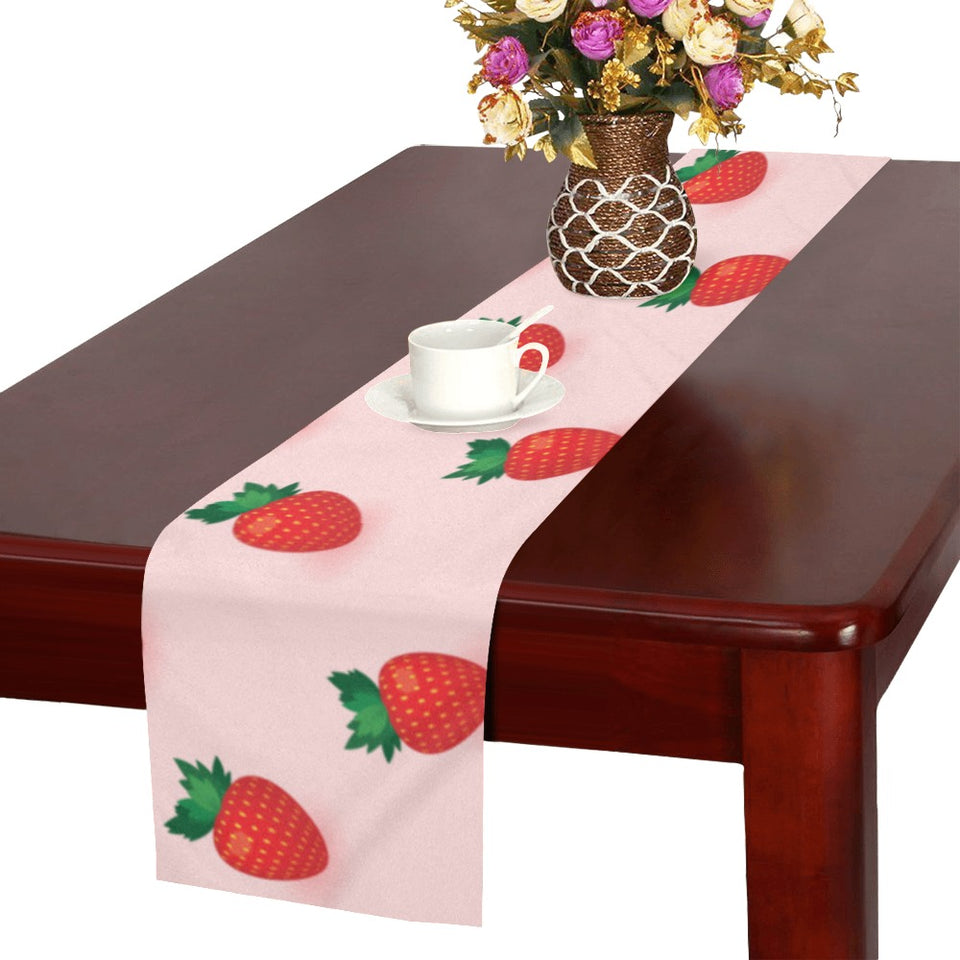 Strawberry beautiful pattern Table Runner