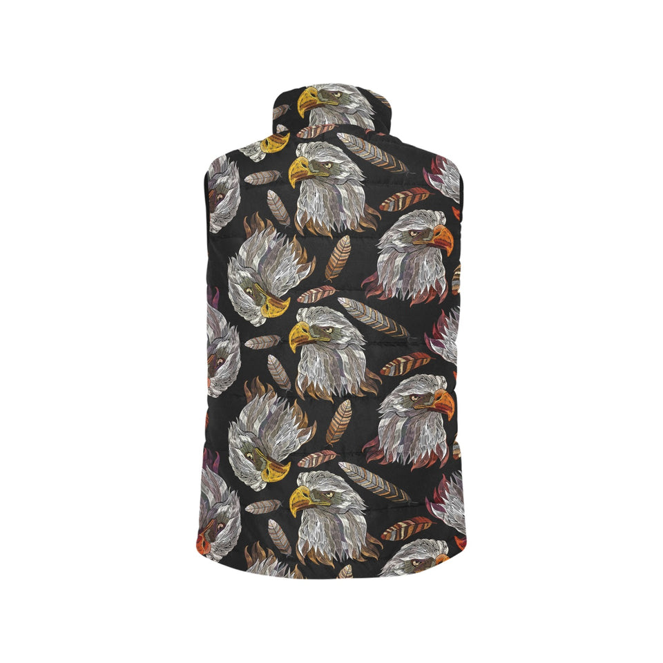 Eagle Pattern Print Design 05 Men's Padded Vest