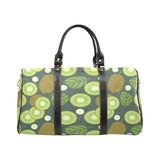 Whole sliced kiwi leave and flower Travel Bag