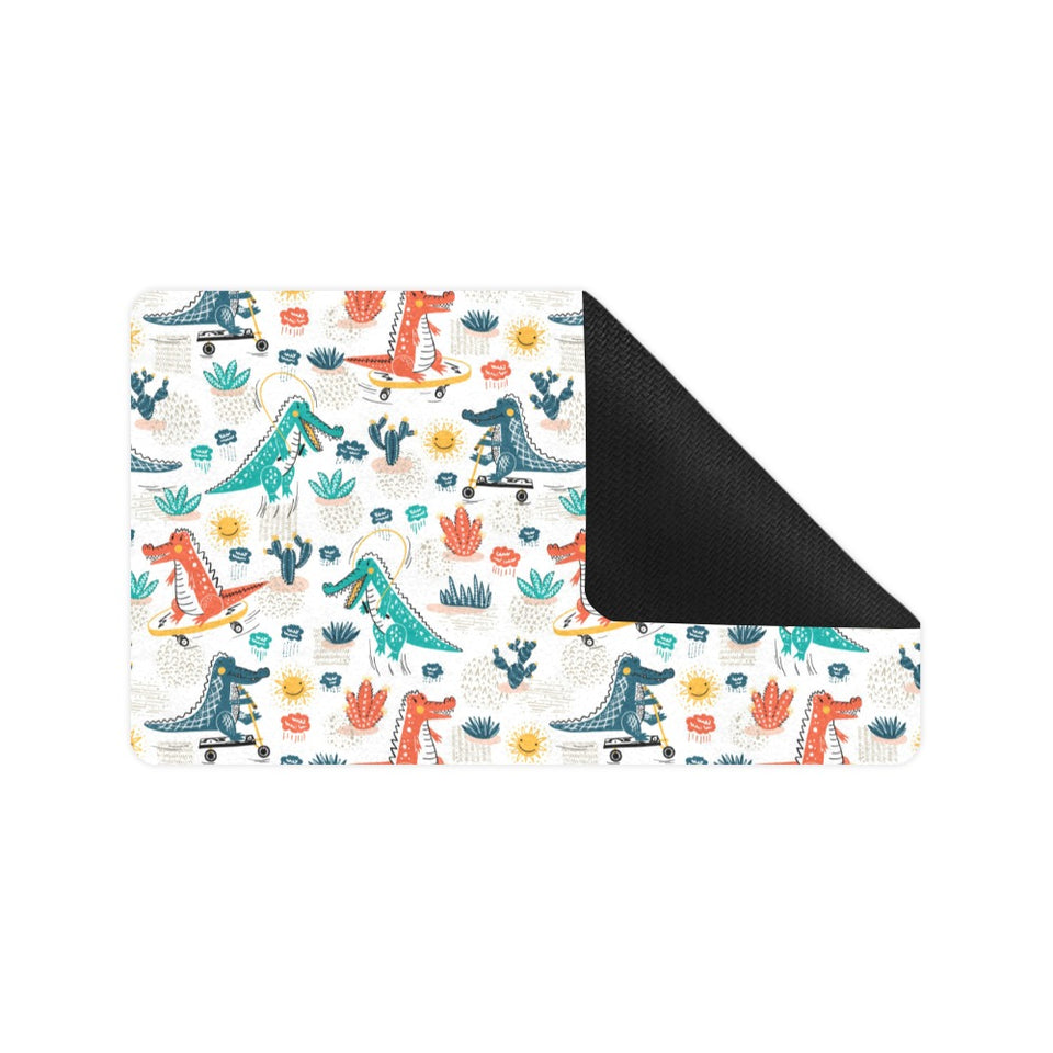 Cute Crocodile Pattern Doormat