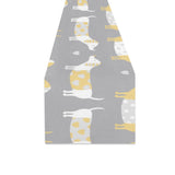 Cute dachshund dog pattern Table Runner