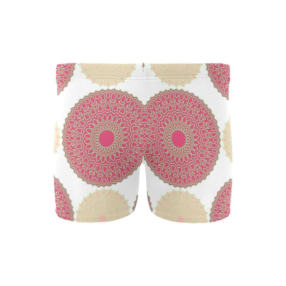 Circle indian pattern Men's Swimming Trunks
