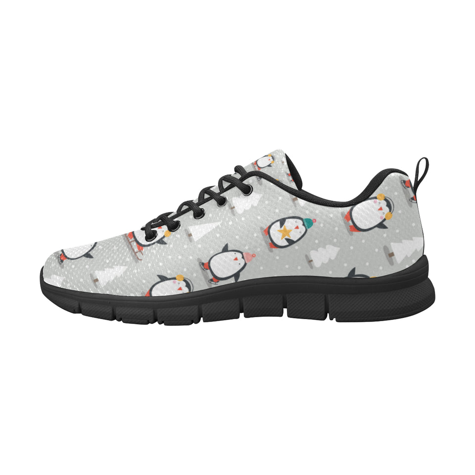 Cute Penguin christmas pattern Women's Sneaker Shoes