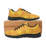 Sun orange background Women's Sneaker Shoes