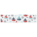 Cute color paper sailboat pattern Table Runner