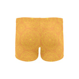 Orange traditional indian element pattern Men's Swimming Trunks