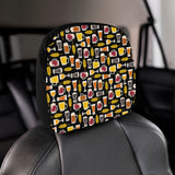 Beer type pattern Car Headrest Cover