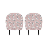 Cute zebra pattern Car Headrest Cover