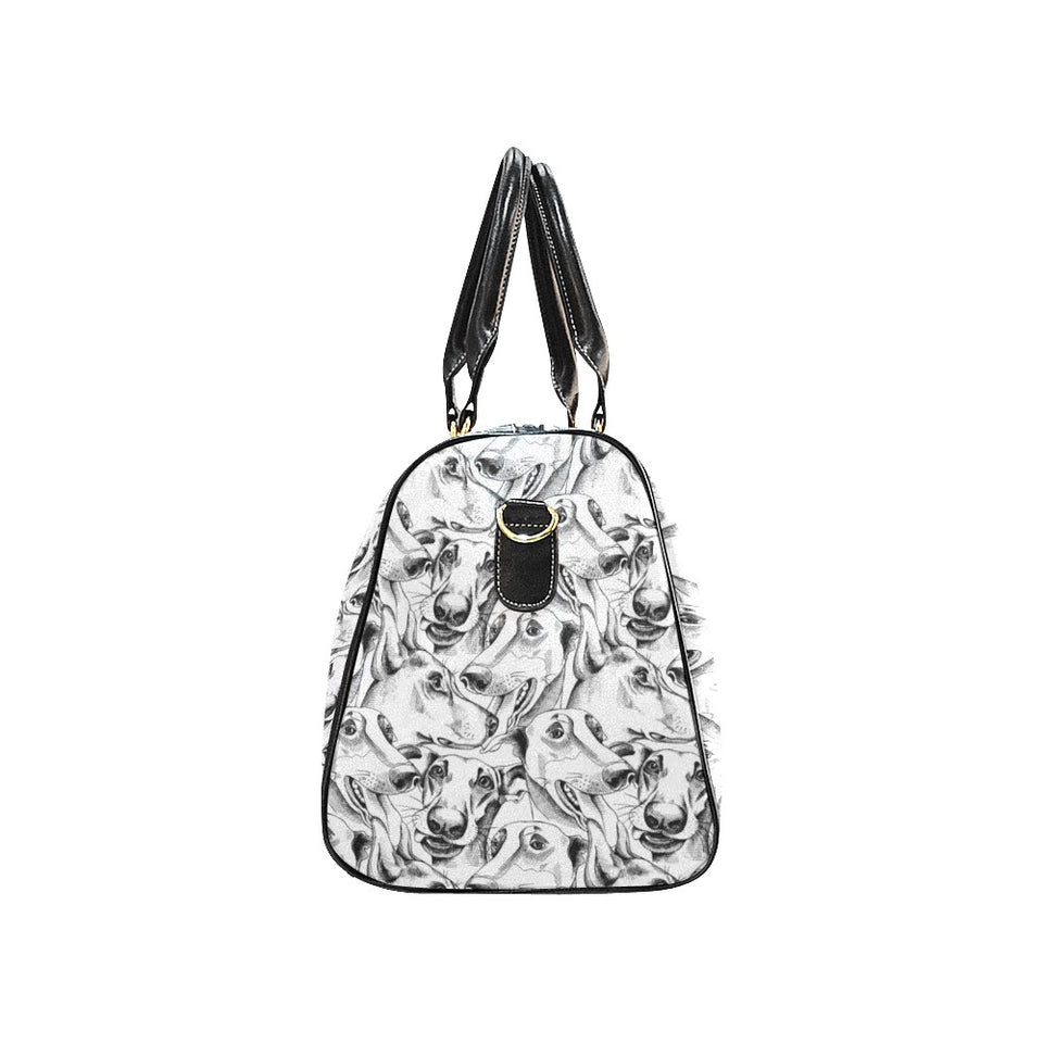 Greyhound Pattern Print Design 01 Travel Bag