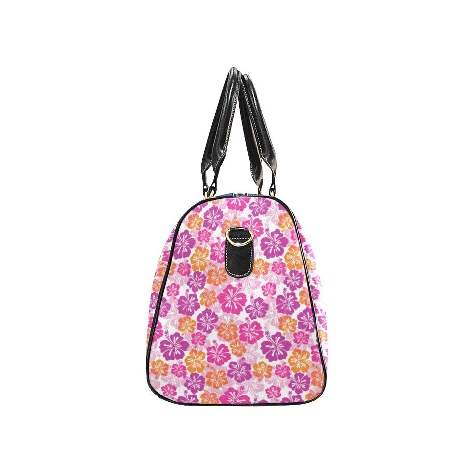 Hibiscus Pattern Print Design 01 Travel Bag