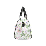 Beautiful pink lotus waterlily leaves pattern Travel Bag