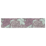 Spider web cobweb design color pattern Table Runner