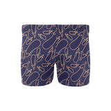 Eggplant Pattern Print Design 04 Men's Swimming Trunks