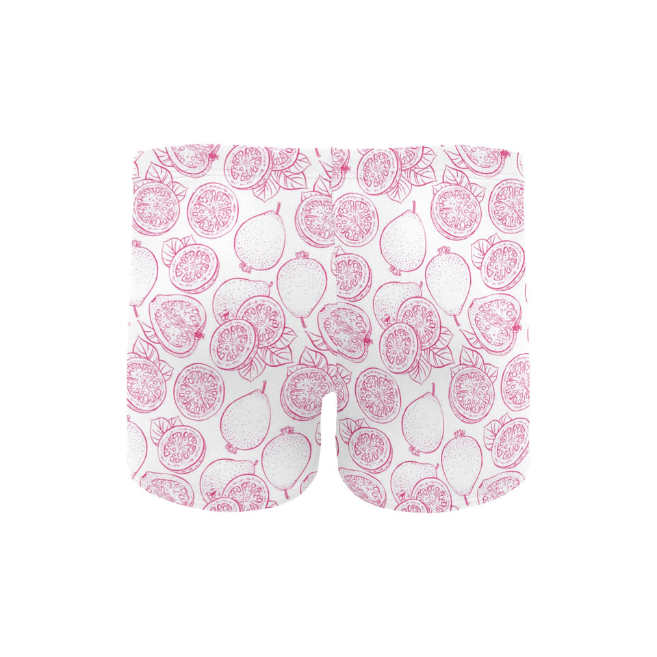 Sketch guava pattern Men's Swimming Trunks