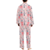Octopus winter hat garland Fish candy Seaweed Cora Men's Long Pajama Set