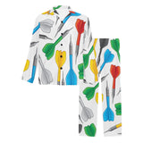 Darts Pattern Print Design 03 Men's Long Pajama Set