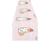 Cute Shiba Inu Dog Apple pattern Table Runner