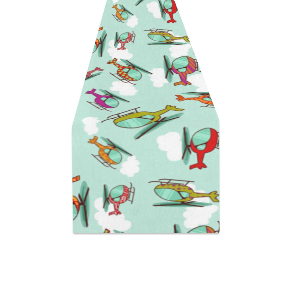 Helicopter design pattern Table Runner