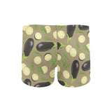 Eggplant Pattern Print Design 02 Men's Swimming Trunks