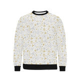 Christmas tree Christmas element Silver gold patte Men's Crew Neck Sweatshirt