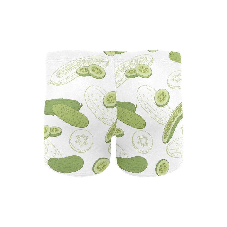 Cucumber sketch pattern Men's Swimming Trunks