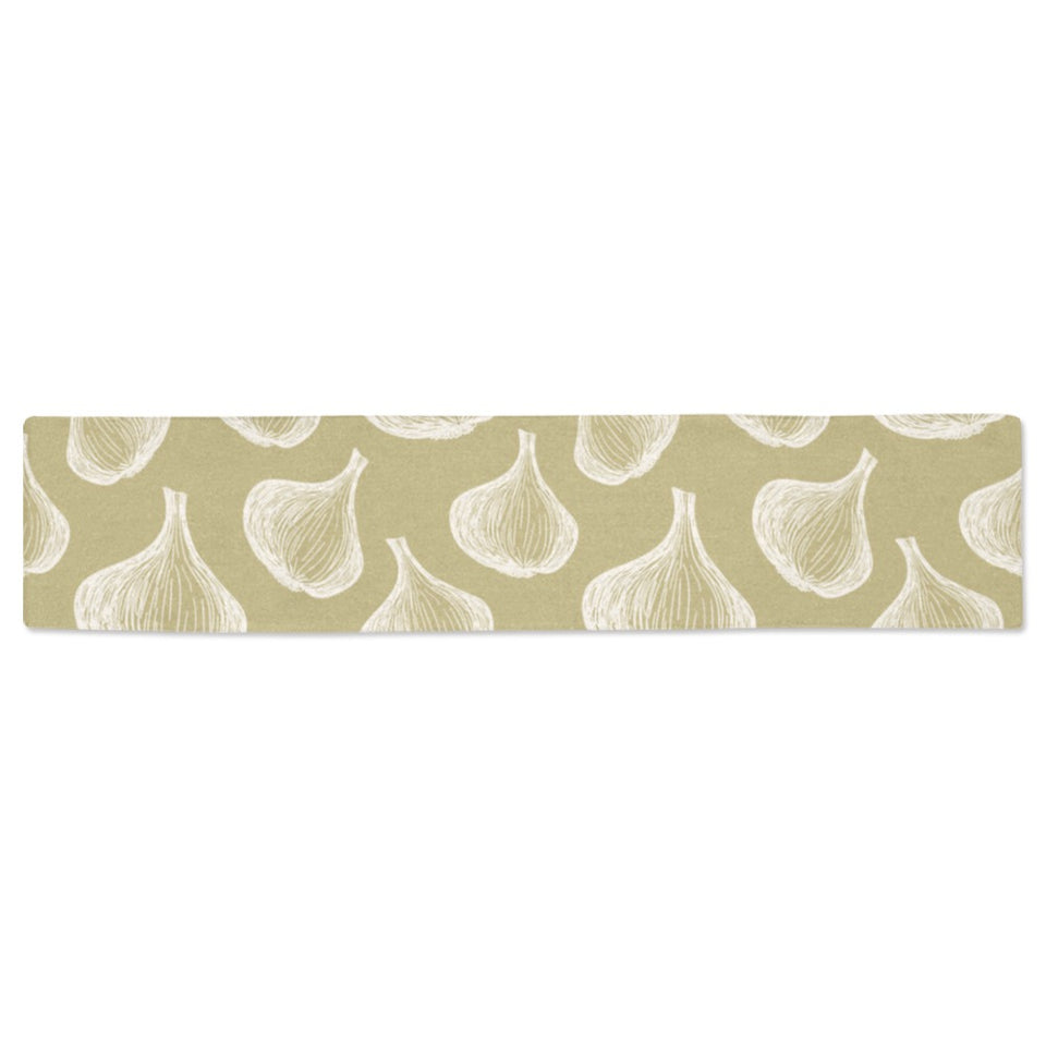 Garlic design pattern Table Runner