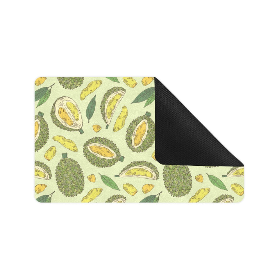 Durian leaves pattern background Doormat