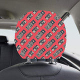 Camera Pattern Print Design 05 Car Headrest Cover