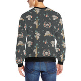 Cute koala pattern Men's Crew Neck Sweatshirt