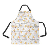 Greyhound Pattern Print Design 03 All Over Print Adjustable Apron