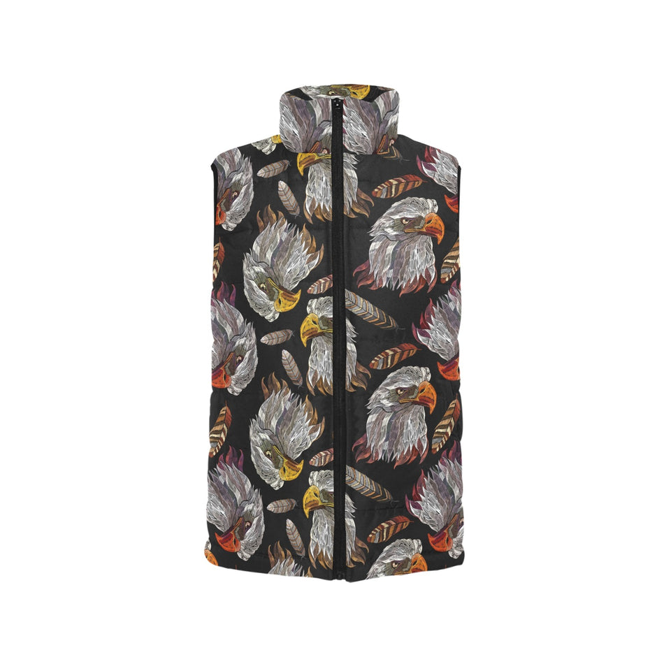 Eagle Pattern Print Design 05 Men's Padded Vest