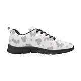 Watercolor cute rabbit pattern Women's Sneaker Shoes