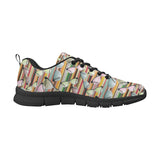 Sun Glasses Pattern Print Design 02 Men's Breathable Sneakers ( Model 055)