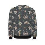 Cute koala pattern Men's Crew Neck Sweatshirt