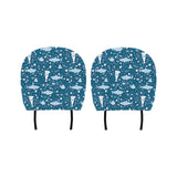 Cute shark pattern Car Headrest Cover