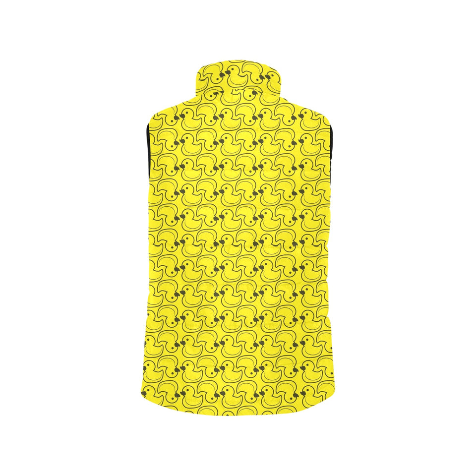 Duck Pattern Print Design 02 Men's Padded Vest