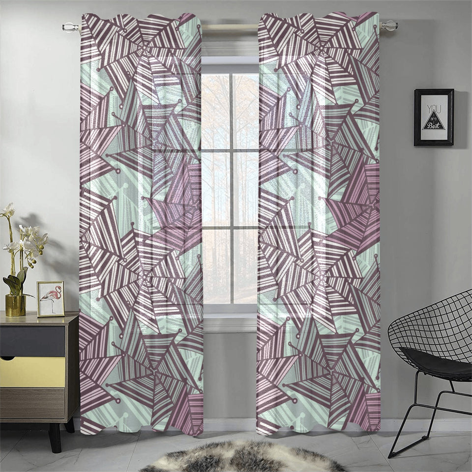 Spider web cobweb design color pattern Gauze Curtain