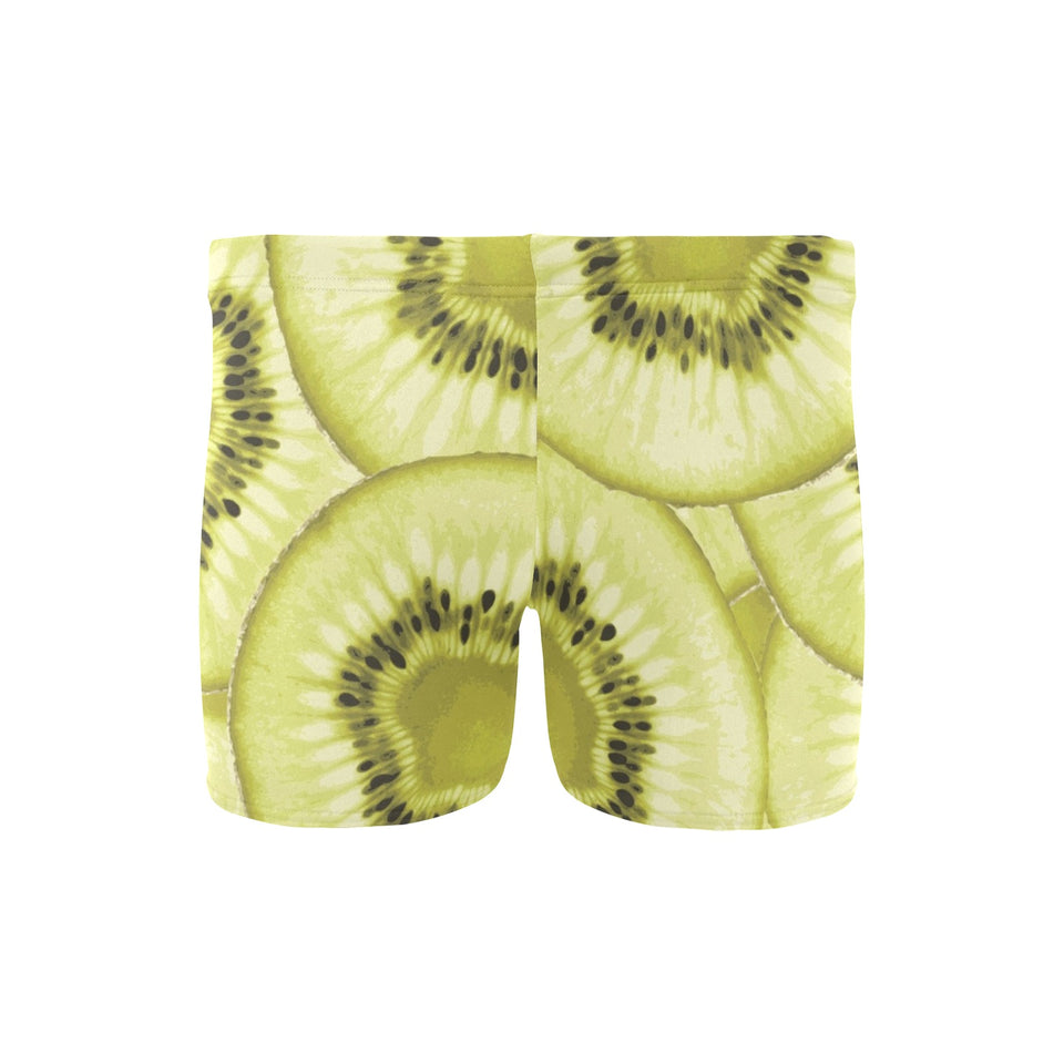 Sliced kiwi pattern Men's Swimming Trunks