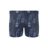 Blue Theme guitar pattern Men's Swimming Trunks