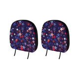 Red blue star pattern Car Headrest Cover
