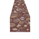Coffee bean flower pattern Table Runner