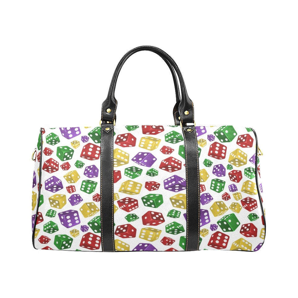 Dice Pattern Print Design 03 Travel Bag