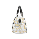 Golden Retriever Pattern Print Design 04 Travel Bag