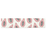 papaya pattern Table Runner