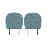 Sea otters pattern Car Headrest Cover