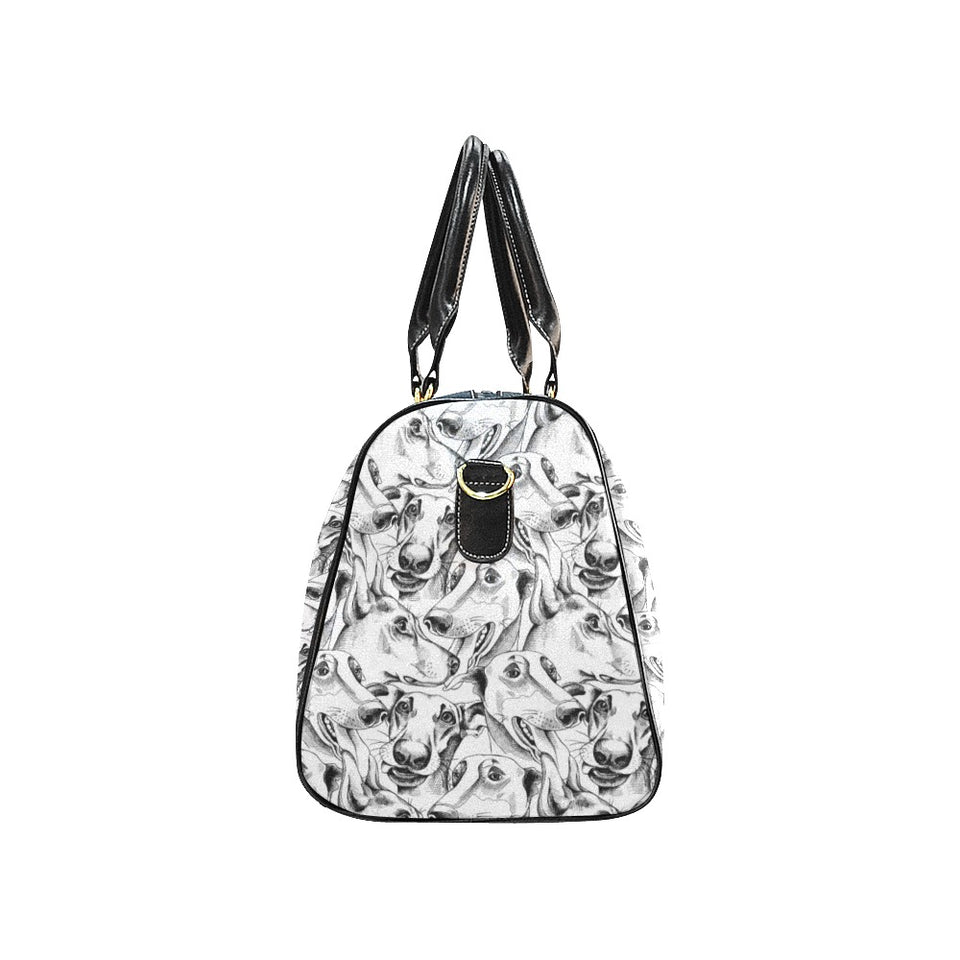 Greyhound Pattern Print Design 01 Travel Bag