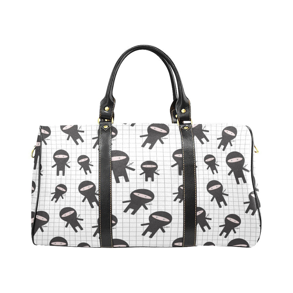 Ninja pattern plaid background Travel Bag