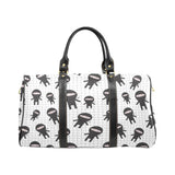Ninja pattern plaid background Travel Bag