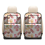 Cake cupcake sweets pattern Car Seat Back Organizer